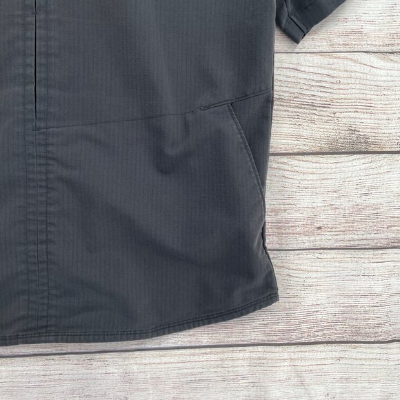 Off the Grid Ripstop Button Down Shirt Men's Size XL Gray Vented - Picture 5 of 9